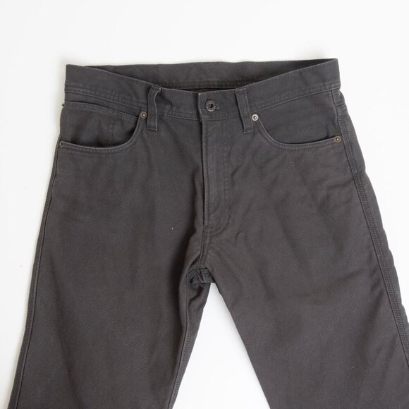 Filson Flannel Lined Dry Tin Pants Mens 30x30 Raven Dark Heavyweight Heritage - Picture 5 of 16